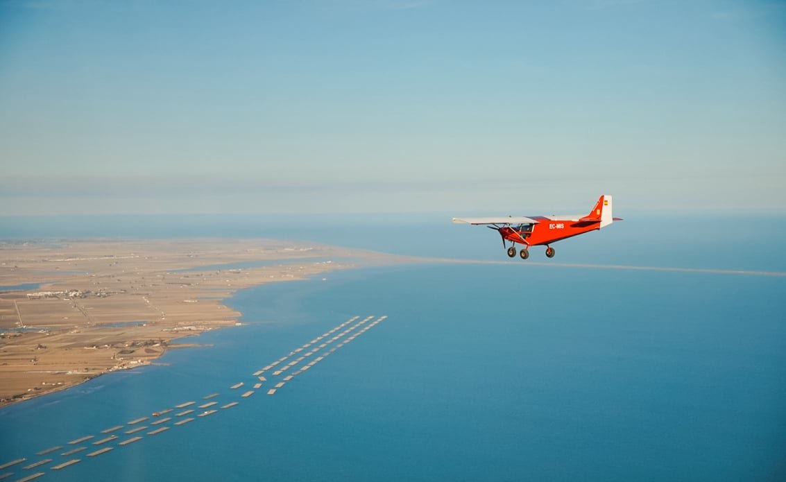 Tour por el Delta del Ebro en avioneta