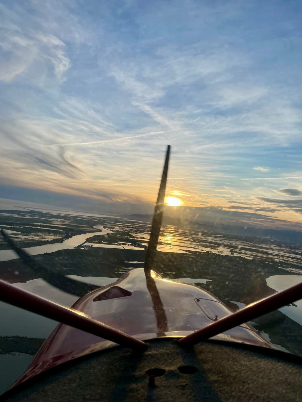 El delta desde el cielo